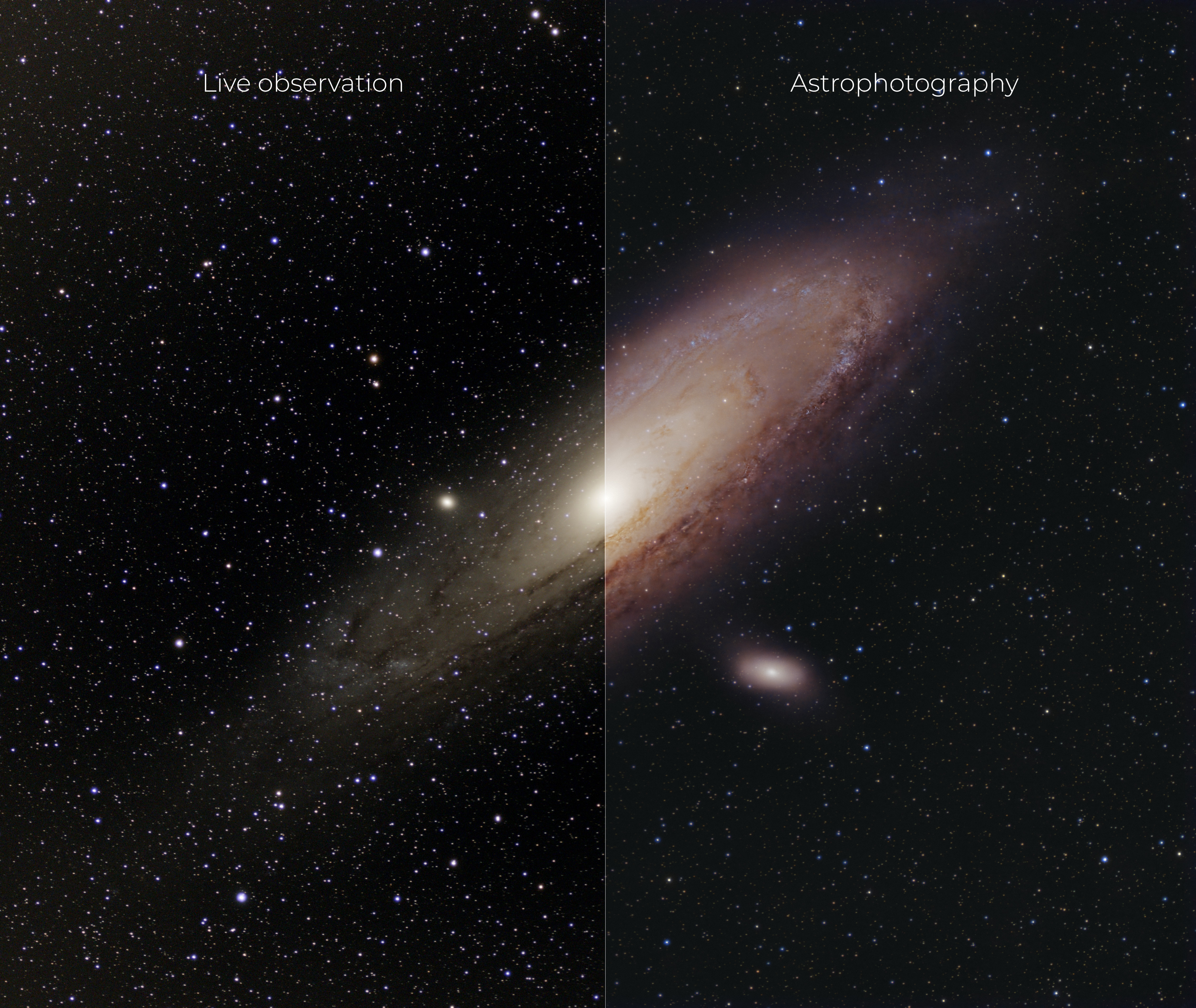 M31 Vergleich